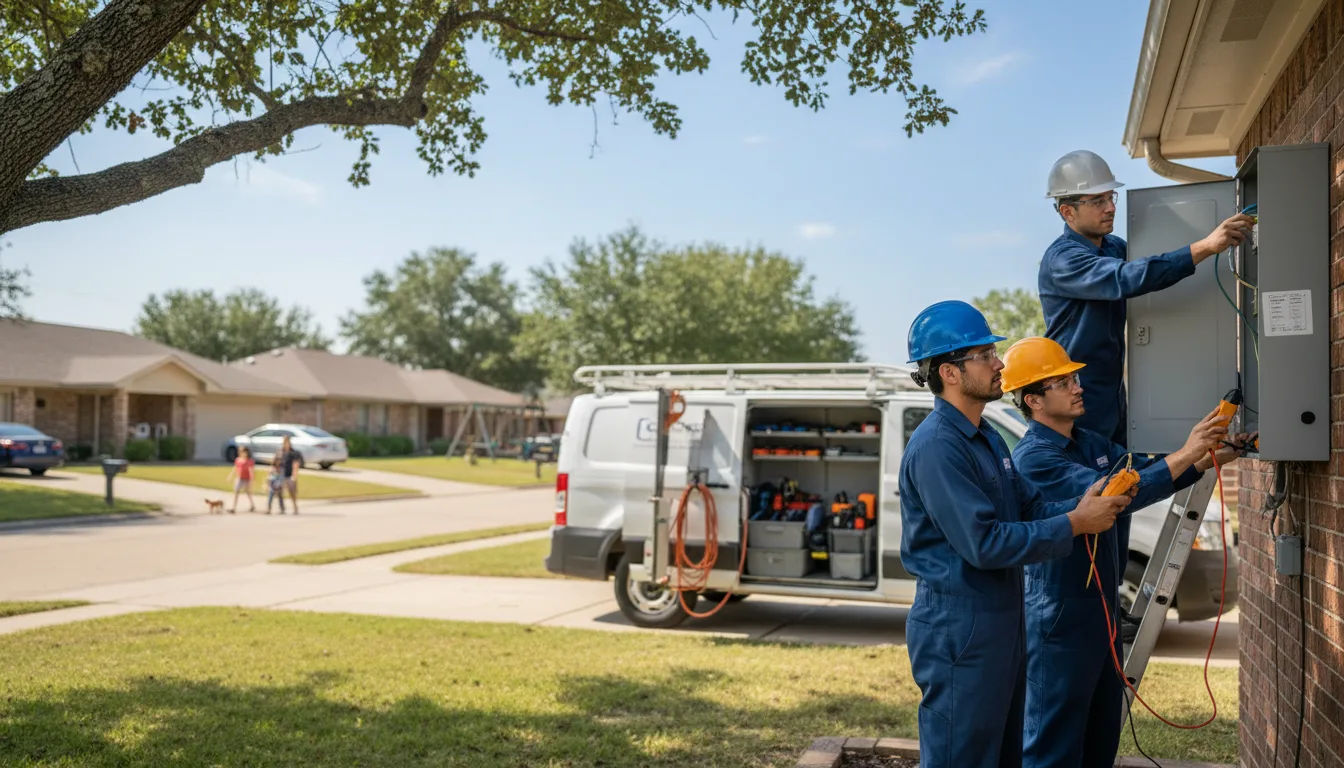 Certified electrician providing emergency electrical services in Simpsonville, KY